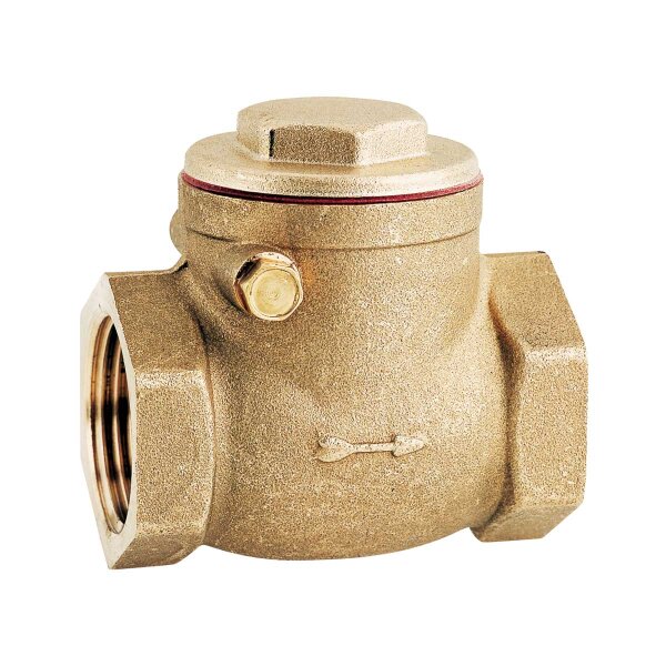 Swing Check Valve with Metal Disc, Brass