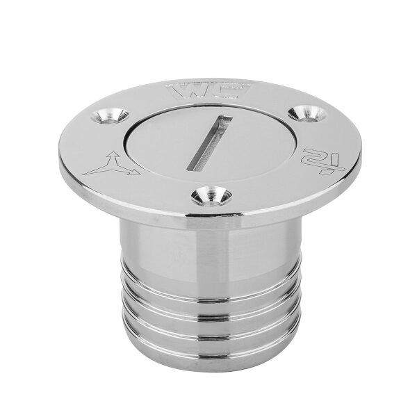 Deck Outlet "WC", Chrome Plated Brass, 1" 1/2 x 52 mm