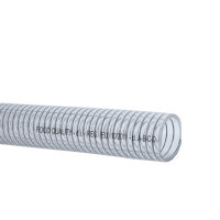 PVC Spiral Hose with Steel Wire Helix (food quality), 16 mm