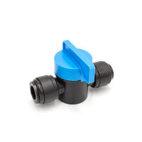 2-Way Hand Valve with Plug-in Connection 8mm